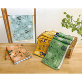 Decole Fika Tenugui Towel - Cat and Flower