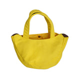 Gladee Canvas Mini Tote Bag/Lunch Tote - Banana