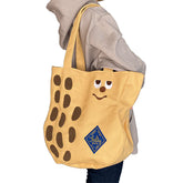 Gladee Canvas Tote Bag - Peanuts - Large