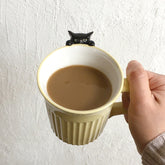 Decole Cat Hanging Mug - Black Cat