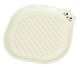Decole Karifuwa Cat Toast Plate - Ivory White