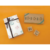 Decole Fika Wooden Stamp - Pattern - Bird