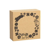 Decole Fika Wooden Stamp - Frame - Cat
