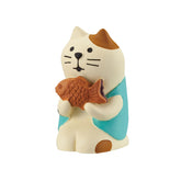 Decole Concombre Figurine - Cat & Fish Shaped Waffle