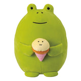 Decole Concombre Puffy Mascot - Frog & Ice Cream - Large