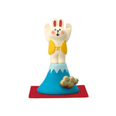 Decole Concombre Figurine - New Year - Rabbit on Top of Mt Fuji