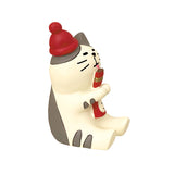 Decole Concombre Figurine - Christmas - Having Snack