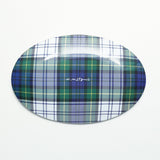 8MW Matsuo Miyuki Glass Oval Plate - Ruru
