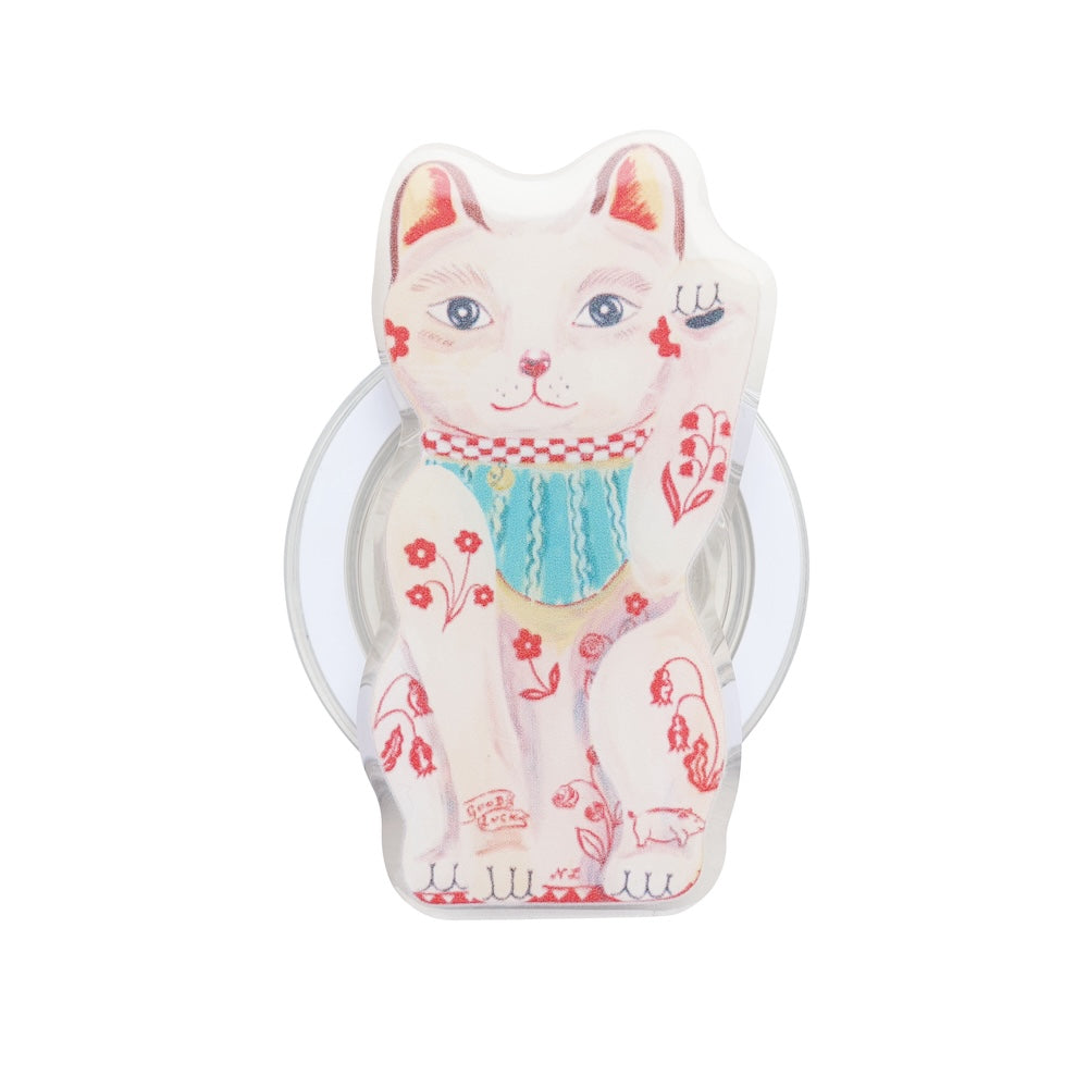 8MW Nathalie Lete Magnetic Phone Grip - Lucky Cat