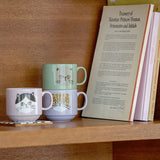 Bisque I LOVE CAT! Mug - Sage