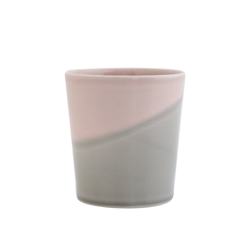 Bisque KEEPOT Double-layered Porcelain Cup - Pink x Grey