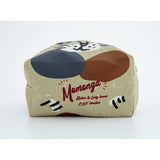 Bisque Momonga Lunch Drawstring Bag - Calico Cat