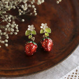 Ayatorie Strawberry Earrings