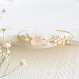 Ayatorie Lilac Flower Bangle