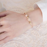 Ayatorie Flower and Berry Twig Bangle