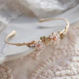 Ayatorie Flower and Berry Twig Bangle