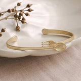 Ayatorie Gold Tone Cutlery Bangle