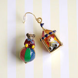 Ayatorie Little Bear's Circus Earrings