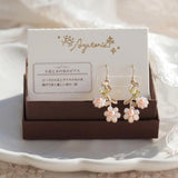 Ayatorie Flower and Berry Twig Earrings