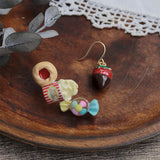 Ayatoria Snack Time Mismatched Earrings