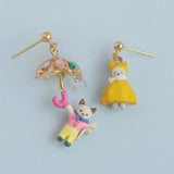 Ayatorie Rainy Cat Earrings