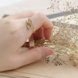 Ayatorie Gold Tone Cutlery Ring