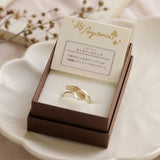 Ayatorie Gold Tone Cutlery Ring