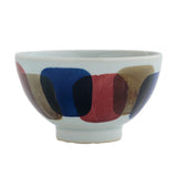 Bisque Amane Porcelain Rice Bowl - Red