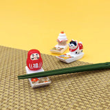 Decole Fuku Chopstick Rest - Daruma