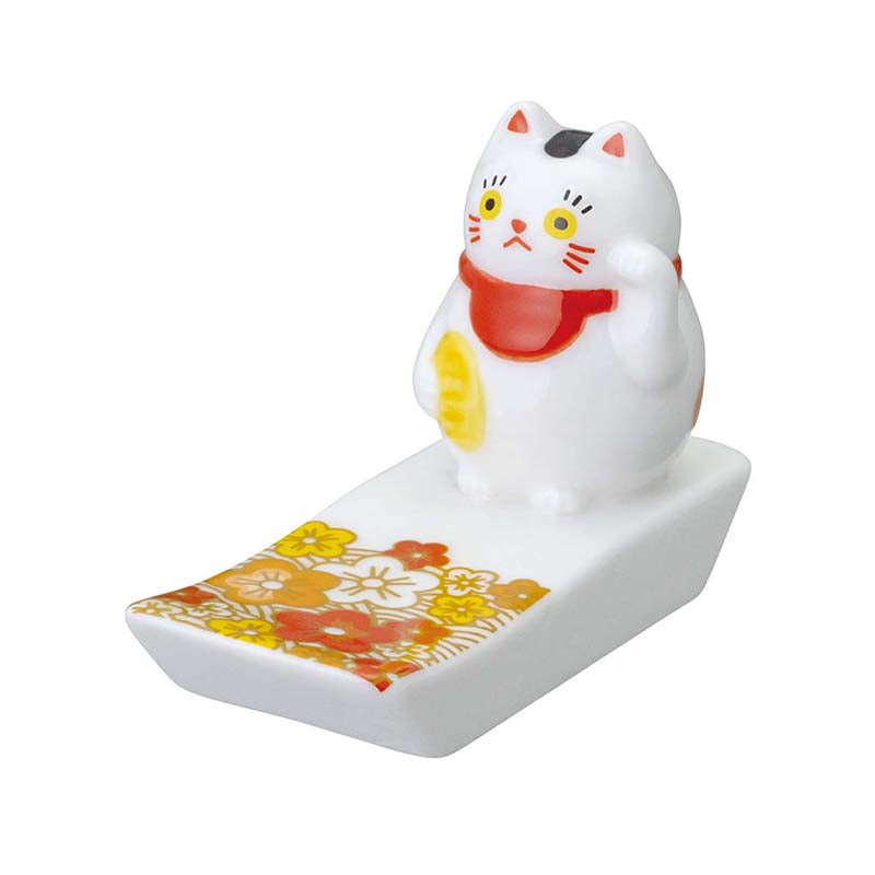 Decole Fuku Chopstick Rest - Lucky Cat