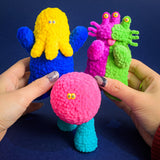 Kenelephant Mogol Mutant Deluxe Flocky Toy Blind Box - 6 Designs - A Display of 6 Boxes