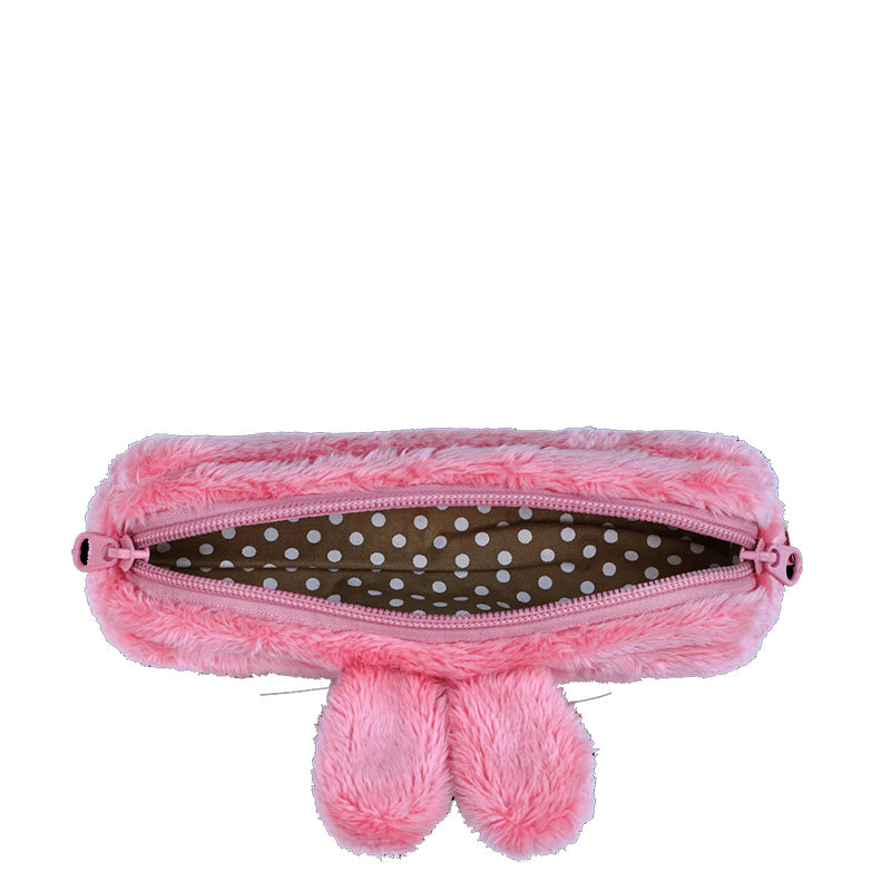 Gladee Pencil Case - Whiskers Pink Rabbit