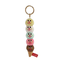 Gladee Five Scoops Ice Cream Corn Keychain