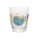 Decole Fika Glass Cup - Medium - Black & Yellow