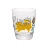 Decole Fika Glass Cup - Medium - Black & Yellow