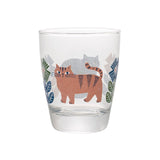 Decole Fika Glass Cup - Medium - Navy & Pink
