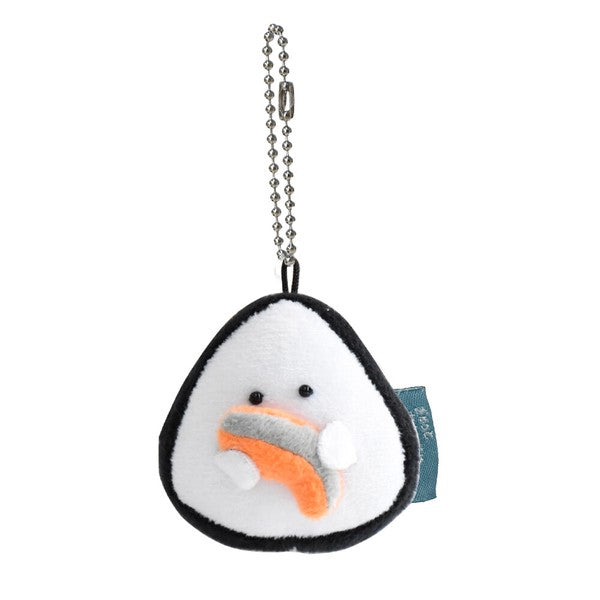Ippinsha Onigiri-san Plush Keychain - Salmon