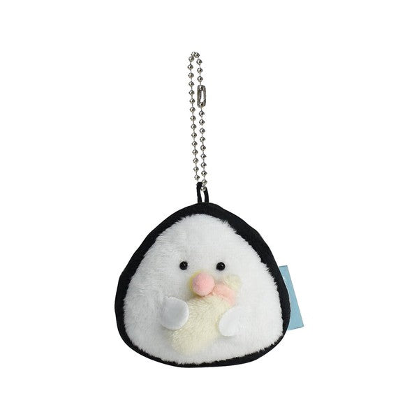 Ippinsha Onigiri-san Plush Keychain - Baby Milk