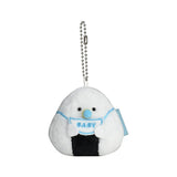 Ippinsha Onigiri-san Plush Keychain - Baby Tie