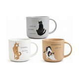 Ippinsha Cyamekke Mug - Black Cat