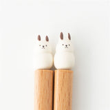 Ippinsha Plumpy & Fluffy Chopsticks - Rabbit