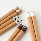 Ippinsha Plumpy & Fluffy Chopsticks - Cat