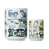 Ippinsha Yamato Sushi Teacup - Cat