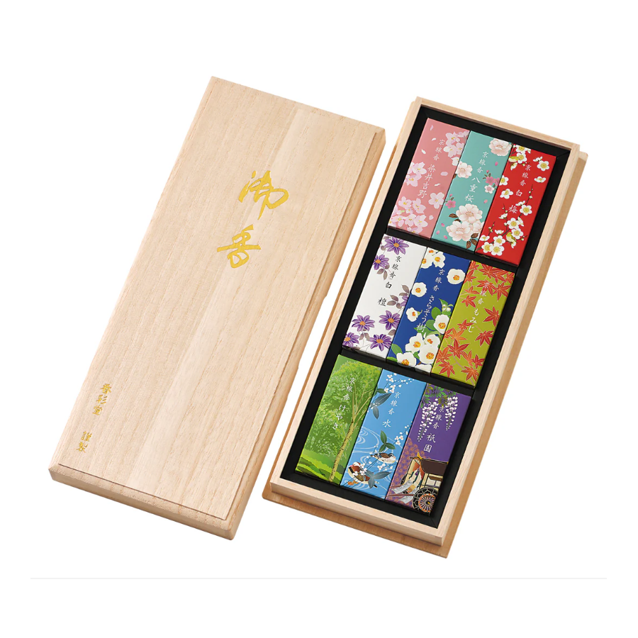 Kousaido Shikisai Gift Set (9 Types, 15g Each)