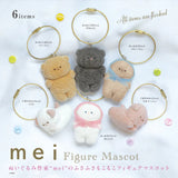 Kenelephant Mei Flocky Figure Blind Box - 6 Designs - A Display of 12 Boxes