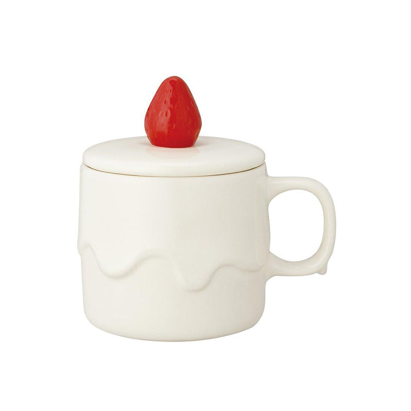 Decole Candle Cake Mug - Cream