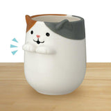 Decole Easy-to-hold Teacup - Calico Cat