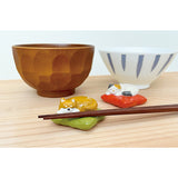 Decole Napping Animal Chopstick Rest - Calico