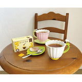 Decole Flower Mug & Saucer Set - Bee