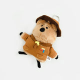 Dinotaeng Quokscout Flat Fur Keyring - Bric